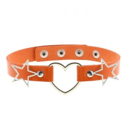 Heart Collar with Pentagram