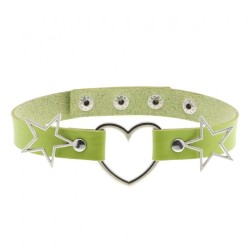 Heart Collar with Pentagram