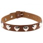 Love Heart Rivets Collar