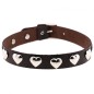 Love Heart Rivets Collar