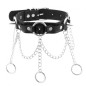 Punk Circle Spikes Collar