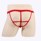 Men See-through Hollowed-out Mesh Panty T-back