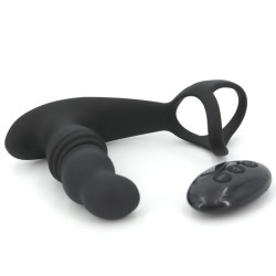 Thrusting Prostate Massager With Cock Ring