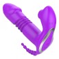 Suction &amp; Thrusting Strap-on Dildo