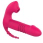 Suction &amp; Thrusting Strap-on Dildo