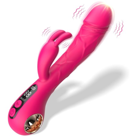 G-Spot Rabbit Vibrator with LCD Display