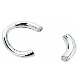 Stainless Steel Magnetic Curved Ring