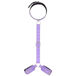 3-in-1 SM Bondage Set with Collar and Handcuffs