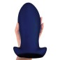 Dragon Egg Soft Silicone Butt Plug - Blue Color