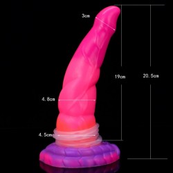 Ancient Beasts Luminous Squirting Dildo - Behimos