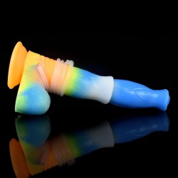 Triple Function Squirting Luminous Dildo - 04