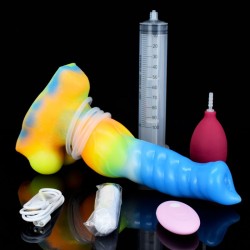 Triple Function Squirting Luminous Dildo - 03