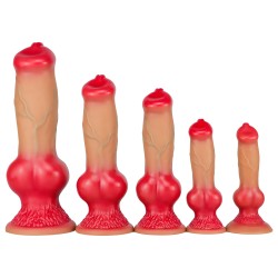 dog animal makeup dildo 5 size