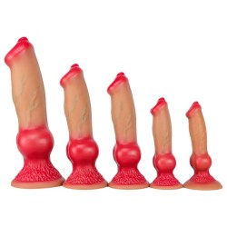 Dog Animal Makeup Dildo - 5 Size