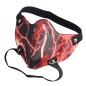 Lightning Leather Statement Mask