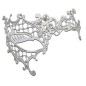 Metal Iron One-Eyed Diamond Masquerade Mask