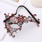 Metal Iron One-Eyed Diamond Masquerade Mask