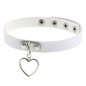 Cutout Heart Pendant Choker