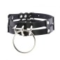 Punk Gothic Two Line Choker Neck Ring