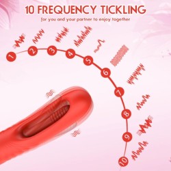 Finger Flapping Wand G-Spot Vibrator