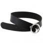 Punk Goth Round Leather Collar