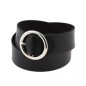 Punk Goth Round Leather Collar