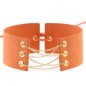 Coral Fleece Binding Collar - Golden