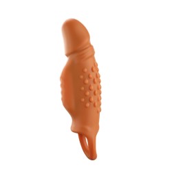 Vibrating Penis Extender Sleeve - Bump