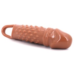 Vibrating Penis Extender Sleeve - Bump