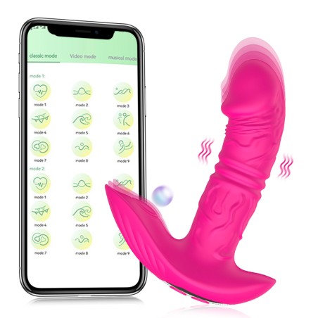 Tapping &amp; Thrusting Panty Vibrator