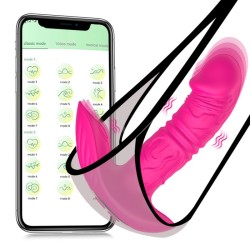 Tapping &amp; Thrusting Panty Vibrator