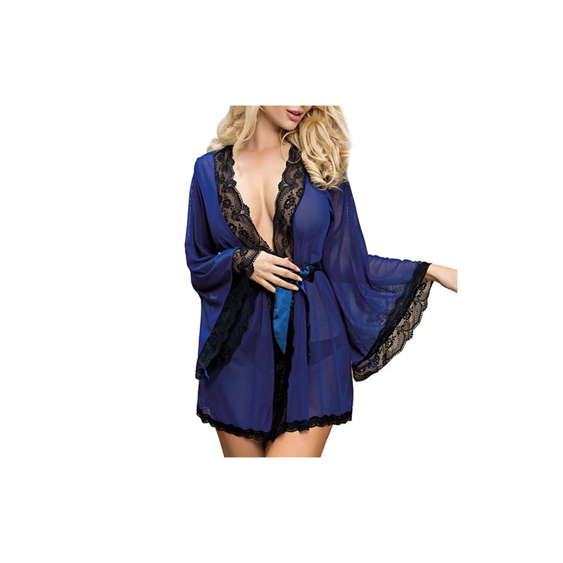 Sexy Ladies Bandaged Lace Robe Night Gown