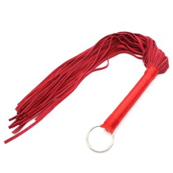 Ribbon Handle Leather Flogger