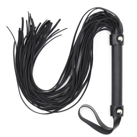 Black Adult Leather Flogger