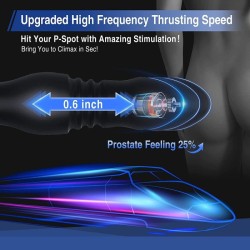 Thrusting Vibrating 7 Modes with Cock Ring Anal Plug