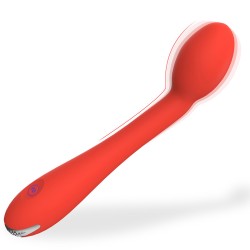 Rechargeable G-spot vibrator with clitoral mode