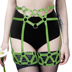 SM517 Criss Cross Revited Waist Leg Harness Strap