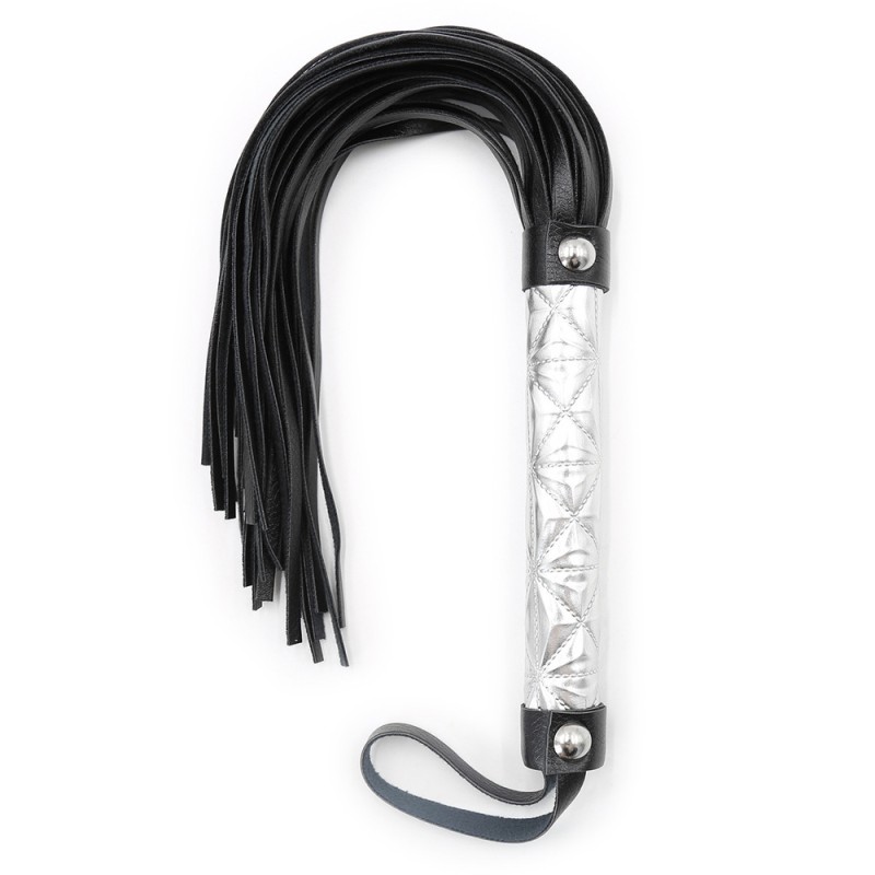 Silver Handle Spanker Flogger