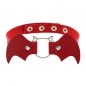 Bat Vampire Leather Collar