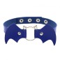 Bat Vampire Leather Collar