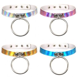 Big O Ring Pendant Collar - Laser