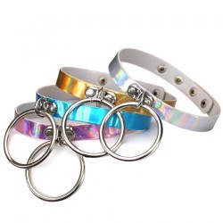 Big O Ring Pendant Collar - Laser