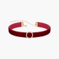 N324  Pearl Circle Velvet Collar