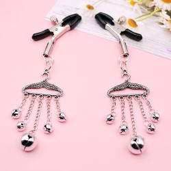 Clouds Bell Tassel Nipple Clamp