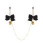 Bow Bell U Shape Nipple Clip Chain