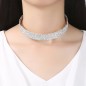 N328 Elastic Multi Layer Diamond Collar