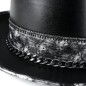 Steampunk Leather Top Hat For Halloween