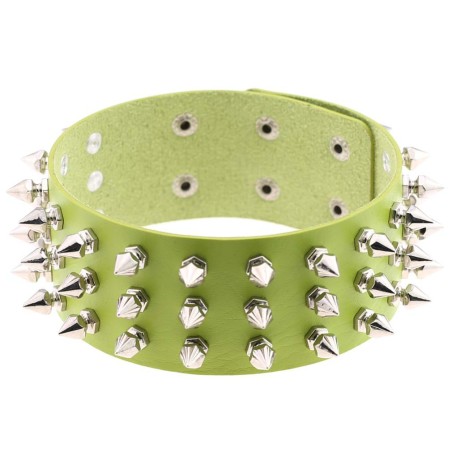 Three Row Tapered Studded Collar