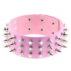 Three Row Tapered Studded Collar