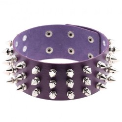 Three Row Tapered Studded Collar